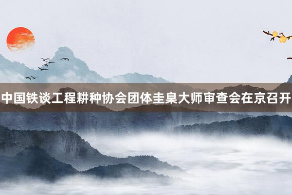 中国铁谈工程耕种协会团体圭臬大师审查会在京召开